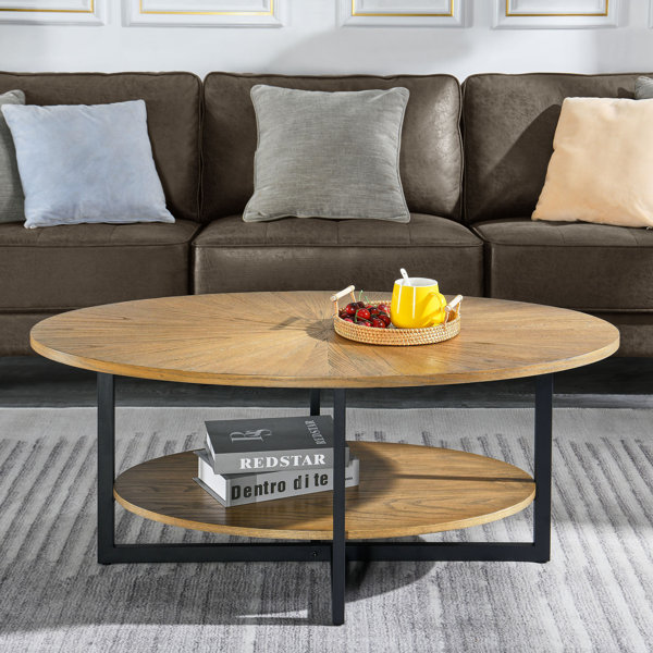 Borough Wharf Oval Coffee Tables With Storage Wayfair.ie